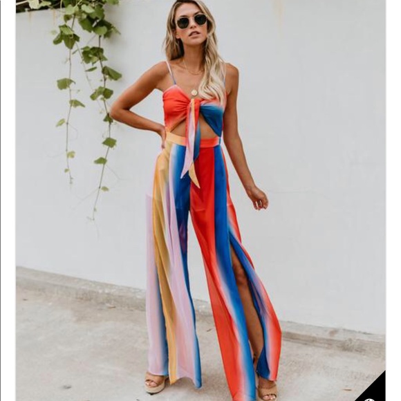 Vici Pants - Rainbow Jumpsuit from Vici Collection